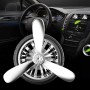 Universal Car Air Vent Clamp Wheel Shaped Perfume Fragrance Diffuser Air Freshener(Silver)