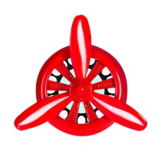 Автомобильный воздушный дух духи ароматерапия поворотный вентилятор (красный без света)