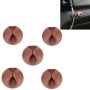 5 PCS Single Cable Clips, Cable Management System and Cord Organizer Solution(Brown)