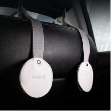 Original Xiaomi Youpin 2 PCS Qualitell Car Seat Back Hanger Headrest Hook(White)