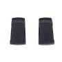 2 PCS Card Clips Plastic Bag Convenient Hanger Hook(Black)