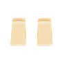 2 PCS Card Clips Plastic Bag Convenient Hanger Hook(Khaki)