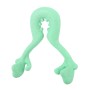 Universal Car Seat Back Bag Hanger Holder Auto Headrest Luggage Hook (Green)