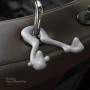 Universal Car Seat Back Bag Hanger Holder Auto Headrest Luggage Hook (Grey)