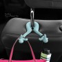 Universal Car Seat Back Back Dever Holder Auto Headrest Headrest Luggage Crowe (синий)