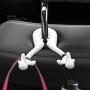 Universal Care Seat Back Back Dever Holder Auto Headrest Headrest Luggage Crowe (белый)
