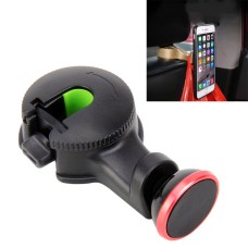 2 in 1 Vehicle Back Seat Hanger Hook Mobile Phone Magnetic Holder(Black)