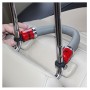 Car Seat Headrest Soft Safety Handle Holder Hanger with Hooks(Red)