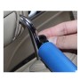 Car Seat Headrest Soft Safety Handle Holder Hanger with Hooks(Blue)