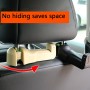Multi-function Car Seat Back Fan Hanger Holder (Black)