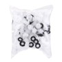 100 PCS Hole Plastic Rivets Fastener Push Clips