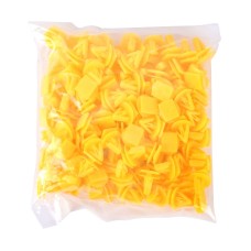 100 шт. Пластиковые заклепки заклинателей заклепки (желтый)