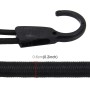 Reusable Car Fastening Rope Car Adjustable Elastic Rope Trunk Storage Hooks Strap Fastening Vehicle Fastening Rope, Length: 1.2m(Black)