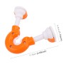 Car Seat Back Convenient Hooks Bags Hanger Holder (Orange)