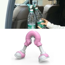 Car Seat Back Convenient Hooks Bags Hanger Holder (Pink)