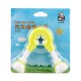 Car Seat Back Convenient Hooks Bags Hanger Holder (Yellow)