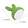 6 PCS CC-941 Rabbit Shape Single Hole Cable Clips Holder, Cable Management System and Cord Organizer Solution(Green)