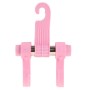 Держатель пластикового крючка для подлоколенности для автостоянного сиденья, максимальная нагрузка: 6 кг (розовый)