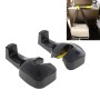 1 Pair Hidden Type Car Hook(Black)