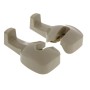 1 Pair Hidden Type Car Hook(Khaki)