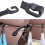 2 PCS Car Auto Seat Back Bottle Bag Holder Hook Pothook(Black)
