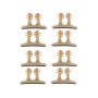 8 PCS DM-003 Car Cable Convenient Bundle Clip with Adhesive(Beige)