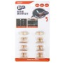 8 PCS DM-003 Car Cable Convenient Bundle Clip with Adhesive(Beige)