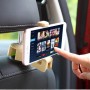 Easy Install Universal Car Headrest Hook Max 5kg Vehicle Back Seat Hanger with Phone Holder(Black)