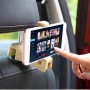 Easy Install Universal Car Headrest Hook Max 5kg Vehicle Back Seat Hanger with Phone Holder(Beige)