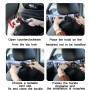 2 PCS Car Multifunctional Rear Headrest Mobile Phone Hook(Second Generation Gold)