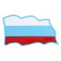 RUS Flag Pattern Car Phone Anti-Slip Mat, Size: 21 x 12 x 0.5cm