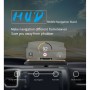 Universal Mobile GPS Navigation Bracket HUD Head Up Display Car Mobile Phone Mount Stand(With 3M Adhesive Fixed Version), For iPhone, Samsung, LG, Nokia, HTC, Xiaomi, Sony, Huawei, and other Smartphones(Black)