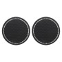 2 PCS Car Diamond Anti-skid Soft Rubber Water Cup Mat(Black)