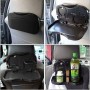 Folding Car Auto Back Seat Table Drink Food Cup Tray Holder Stand Desk(Black)