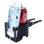 SHUNWEI SD-1026 Car Auto Multi-functional ABS Air Vent Drink Holder Bottle Cup Holder Phone Holder Mobile Mount(Black)