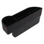 Car Seat Crevice Storage Box with Interval Cup Drink Holder Auto Gap Pocket Stowing Tidying for Phone Pad Card Coin Case Accessories(Black)