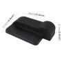 Car Seat Crevice Storage Box with Interval Cup Drink Holder Auto Gap Pocket Stowing Tidying for Phone Pad Card Coin Case Accessories(Black)