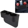 Car Seat Crevice Storage Box Cup Drink Holder Auto Pocket Stowing Tidying for Phone Pad Card Coin Case Car Accessories(Black)