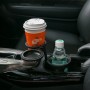 JS-Q03 Multi-functional 3 in 1 Car Auto Universal Cup Holder Drink Holder (Black)