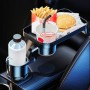 Car 360 Degree Rotation Water Cup Holder Multi-functional Dining Table