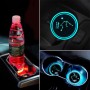 2 PCS Car Constellation Series AcrylicColorful USB Charger Water Cup Groove LED Atmosphere Light(Aquarius)