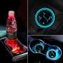 2 PCS Car Constellation Series AcrylicColorful USB Charger Water Cup Groove LED Atmosphere Light(Leo)