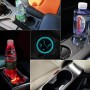 2 PCS Car Constellation Series AcrylicColorful USB Charger Water Cup Groove LED Atmosphere Light(Leo)