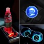 Автомобильный акрилицикколевый USB -зарядной чашка для водяной чашки канавки светодиодная атмосфера (рождественская шляпа)