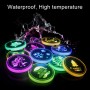 Car AcrylicColorful USB Charger Water Cup Groove LED Atmosphere Light(Glove)