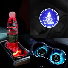 Автомобильный акрилицикколевый USB -зарядный зарядной чашки для водяной чашки для атмосферы светодиодные атмосферы (английское дерево)