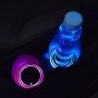 2 PCS Car LED Luminous Water Coaster Car Atmosphere Light USB Charging Non-Slip Coaster