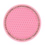 5 PCS Car Universal Diamond Honeycomb Water Coaster Car Anti-Slip Mat(Pink White Diamond)