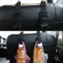 2 Packs SHUNWEI SD-2510 Car Headrest Multifunctional Storage Hook With Beverage Hook