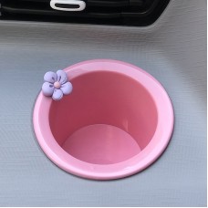 For WULING Hongguang MINIEV Interior Control Water Cup Slot, Size: Candy Pink Purple Flower